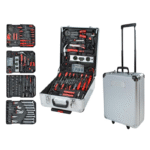 Caja o Maletin Carro Herramientas 187 Piezas Cromo Vanadium Plateado