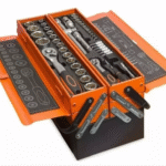 Caja Herramientas 85 Piezas 3 Niveles Plegable Metal/85pcs