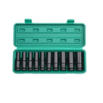 Juego Dados Largos De Impacto 10-24 Mm 10 Piezas