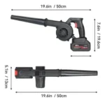 Soplador Inalámbrico 98v + 2 Bateria Y Cargador - Imagen 3