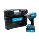 Llave de impacto azul con accesorios tasbel 98v CON MANDRIL - Imagen 2
