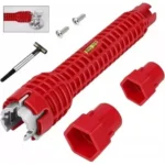 Llave De Tubo Multiuso 8 En 1 Plomeria Griferia Cañeria Caño Blanco
