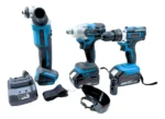 Kit de 3 Herramientas Inalámbricas Blueisland | Esmeril, Galletero y Llave de Impacto - Imagen 3
