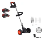 Cortadora De Pasto Inalámbrica Con Ruedas + 2 Baterías 48V