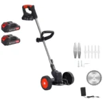Cortadora De Pasto Inalámbrica Con Ruedas + 2 Baterías 48V