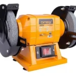Amoladora de Banco DINGQI 5" (125 mm) 200W 2950 RPM con Piedras y Protectores