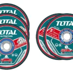 Set de 5 piezas de discos abrasivos Mini Esmeriles 76mm Total Color Turquesa