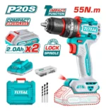 Taladro Percutor Y Atornillador Inalámbrico Total- Mandril 13mm, 55nm- Tidli20558 - Imagen 3