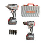KIT X2 Taladro + llave de impacto HERRAMIENTAS OSMAO