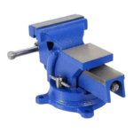 Tornillo de Banco Mecánico 5 Pulgadas – Morsa Azul Súper Resistente para Taller