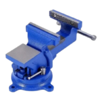 Tornillo de Banco Mecánico 5 Pulgadas – Morsa Azul Súper Resistente para Taller - Imagen 3