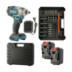 Llave de Impacto y Atornillador de Impacto Taladro 128V Azul Acero - Imagen 5