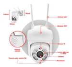 Cámara de Seguridad Smart Camera WiFi 1080p Yoosee | Motorizada e Inalámbrica con Visión Nocturna - Imagen 2