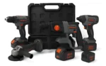 Kit Herramientas Osmao 4pcs – Potente Set 50H de Llave de Impacto, Taladro, Rotomartillo y Esmeril