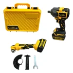 Llave de Impacto y Esmeril Inalámbrico – Amarillo Cod 009 - Imagen 2