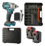 Llave De Impacto Y Atornillador De Impacto Taladro 88vf Azul Acero OSMAO - Imagen 4