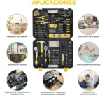 Set 108 Piezas Herramientas Manuales - Imagen 5