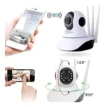 Cámara IP 360° HD 3MP Wi-Fi SMART YOSSE