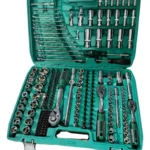 Set de Llaves y Dados 216 Piezas – Profesional (Maletín Verde)