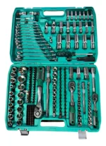 Set de Llaves y Dados 216 Piezas – Profesional (Maletín Verde) - Imagen 4