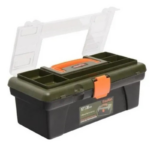 Caja De Herramientas Bauker 12 Plástico Verde Oscuro 30x12x16 cm - Imagen 2