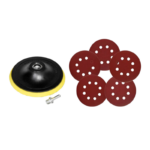 Juego accesorios pulir 7 – 180mm c/5 lijas – MAKAWA
