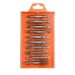 Juego de Puntas de Destornillador 50 mm Makawa MK0490 10 Piezas para Taladro y Atornillador