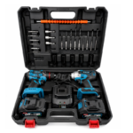 Kit de 2 Herramientas Inalámbricas Ferre House FH04 69V – Taladro + Llave de Impacto - Imagen 2