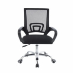 Silla de Oficina para PC y Escritorio Negra