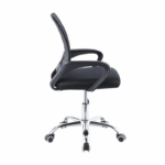 Silla de Oficina para PC y Escritorio Negra - Imagen 3